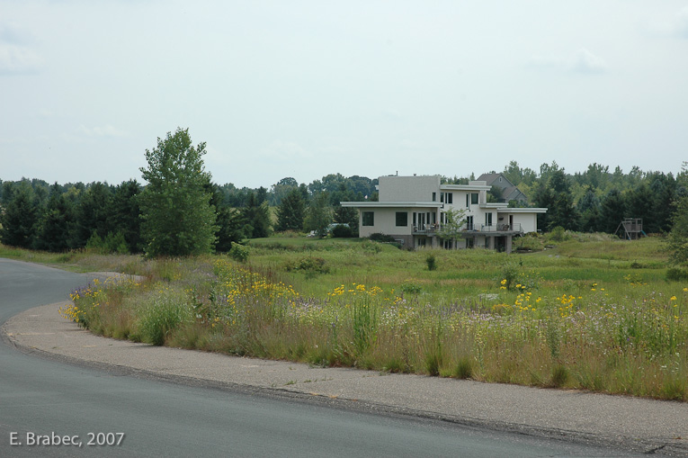 Stormwater flow to wetlands