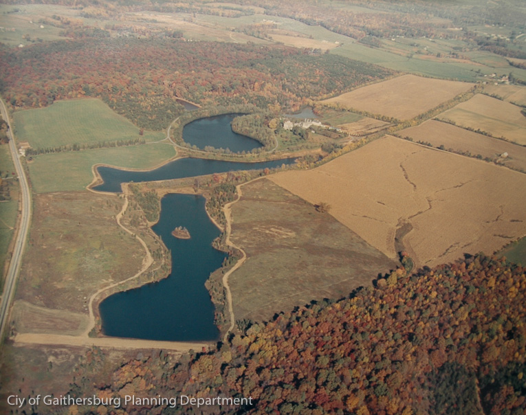 Pre-development view of the Kentlands site c. 1960.