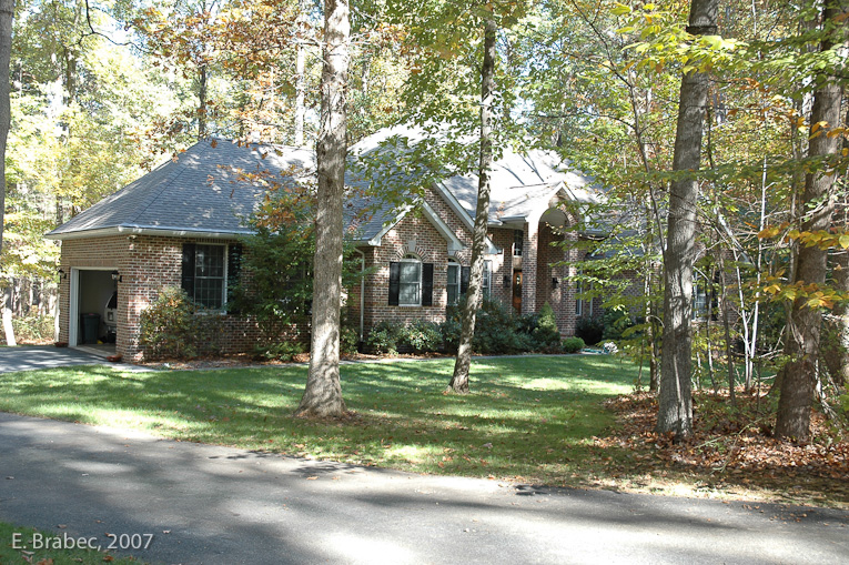 Typical house lot using site fingerprinting